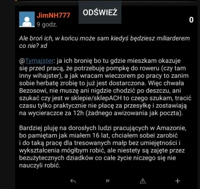 MateuszWajchePrzeloz - @zexan No to zostaje mu amazon albo DHL, ale na wykopie zdanie...