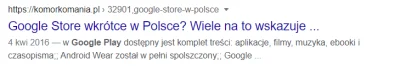 RozowaWkolorachTeczy - Chciałam sprawdzić czy są jakieś info o planach otwarcie Googl...