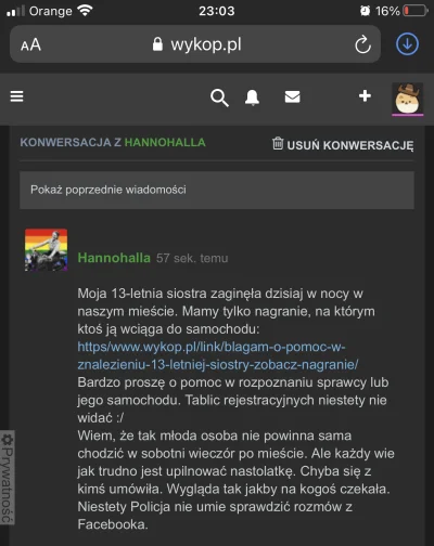 Moseva - Zmiana taktyki.
Pedofil wysyła teraz na priv wiadomości z prawdopodobnym li...