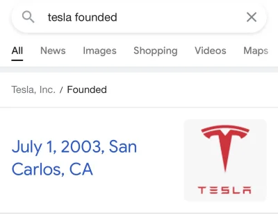 noisy - Tesla jako firma właśnie osiągnęła pełnoletność

#tesla