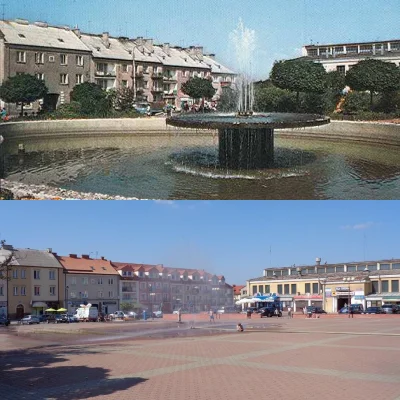 Lolenson1888 - Rynek w Łomży (woj. podlaskie) w XX wieku i współcześnie. Jednym z naj...