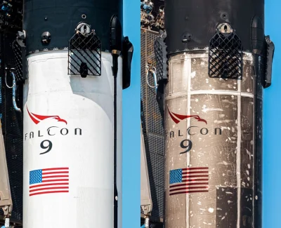 Jossarian - #kosmos #spacex #technologia
Tak zmienił się SpaceX Falcon 9 (centralny ...