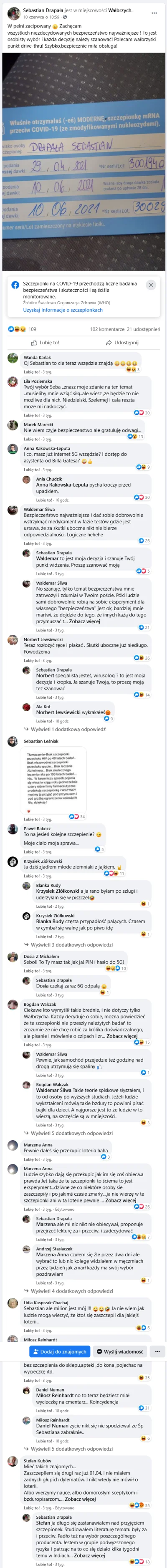 prawilnik - Ku pamięci, bo cenzura facebooka wyczyści kolejny profil...
Co za koincy...