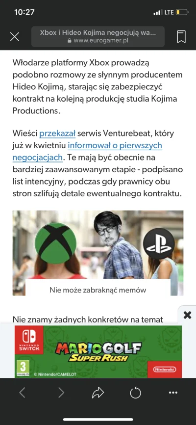 GoodGuyChucky93 - Śmiejecie się z tucznika a hideo kojima tez podpisuje umowę na prób...