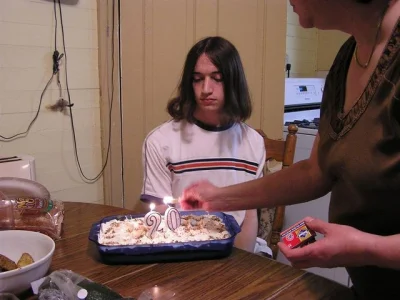 A.....y - Siostra kupiła mi tort na urodziny ze świeczkami 22 i z ojcem kazali mi zdm...