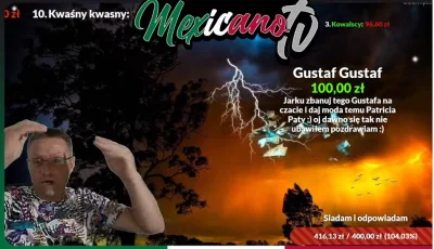 Barakun91 - #mexicano 
#kononowicz #menel
GustafGustaf dziękuje bardzo #patostreamy