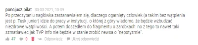 cyper - Komentarz pod artykułem z gazeta.pl... Ta, TVP Info nie da rady :D