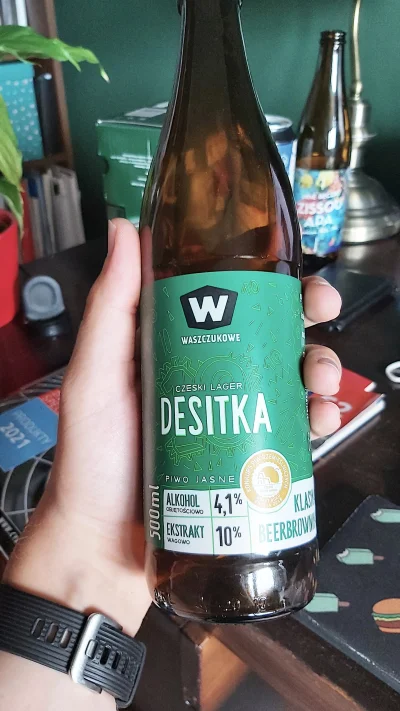 chwed - Desitka 
Czyli lekki, orzeźwiający lager w czeskim wydaniu z browaru Waszczu...