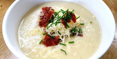 mielonkazdzika - Wczorajsza kolacja:
Zupa krem z smazonej pietruszki na masle, ziemn...