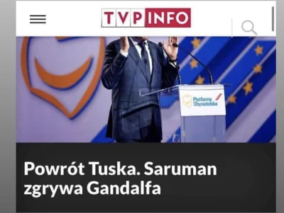 papiezowa_julka - powrut tuska

#tvpis #tvp #pis #tusk #wladcapierscieni