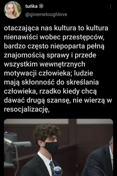 MCPatrykPL13 - Ciekawe czy jak ten przestępca miałby 40 lat i nadwagę to też by go ta...