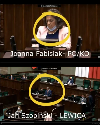 wojtas_mks - Trwa Sejm RP, posłowie różnych partii co rusz przemawiają bez maseczek l...