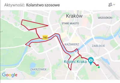 Tekturka - Trasa smok wawelski :D

#krakow #rower