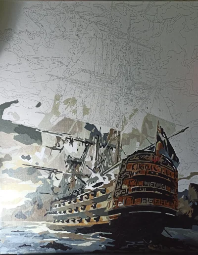 NieJedynaNaWykopie - A galeon ledwo maznelam

#fregata 4
#malowanieponumerach do ś...