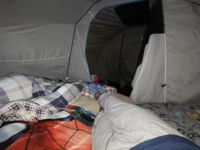 d.....a - Śpię synem w namiocie na ogrodzie 15 metrów od domu. Fajna sprawa. Polecam....
