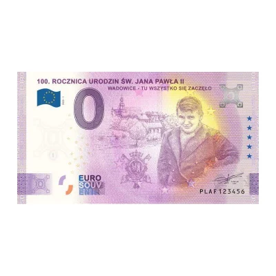 generalbomba - Ależ to jest mem sam w sobie

0 Euro Jan Paweł II, 100. Rocznica Uro...