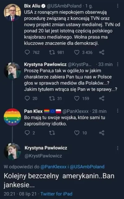 Debiczanin - @bartdziur: To nie było ostatnie słowo, raz że wstyd bo ona po polsku pi...