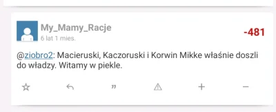 s.....j - >że nie pogorszy się AŻ TAK BARDZO!

@jasparr: niektórzy wiedzieli.