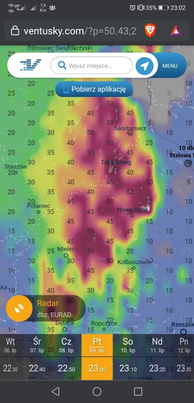 mrdominiks - @euklides Tarnobrzeg. Patrząc na radar to u was nie wygląda jakoś źle. W...