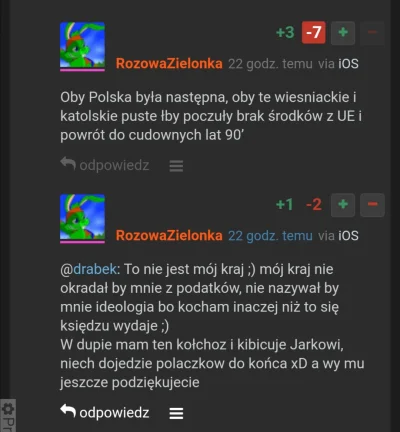 Pepe_Roni - @RozowaZielonka: popatrz na swoje rozowy przegrywie. Tfu Ci w ryj