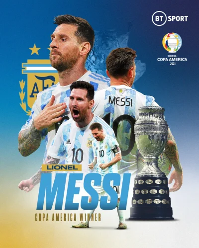 s.....j - Można powiedzieć, że to nie Argentyna a Messi wygrał Copa America 
#mecz