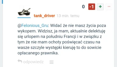 FeloniousGru - skąd biorą się tacy mitomani jak @tankdriver?
#xddddddddddddddddddddd...