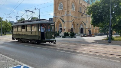 d601 - #lodz #mpklodz #tramwaje #zabytki 
Zabytkowy tramwaj w Łodzi