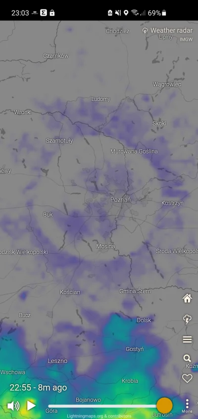 itakniktniezapamieta - Ciekawe zjawisko atmosferyczne nad Poznaniem teraz

#poznan ...