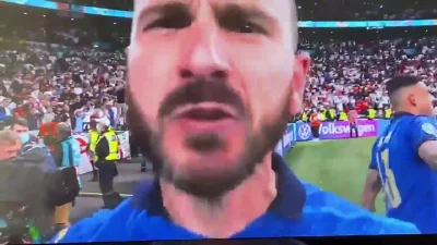 Logika_wykopu - Nie wiem czy ktoś wrzucał. Bonucci krzyczący "its coming to Rome" xD
...