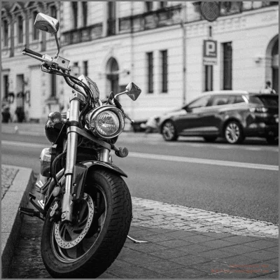 Monochrome_Man - Oooo, takie #motocykle jak lubię.... kolejny do kolekcji (ʘ‿ʘ) w kom...