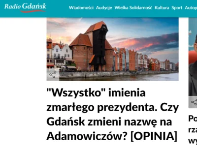 WroTaMar - Radio Gdańsk, lokalne radio kontrolowane przez pis, przywala się o upamięt...