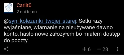 s.....j - @Czeski-: mnie ostatnio zgasił jak peta za to. ( ͡º ͜ʖ͡º) ja mu wieże* ( ͡°...