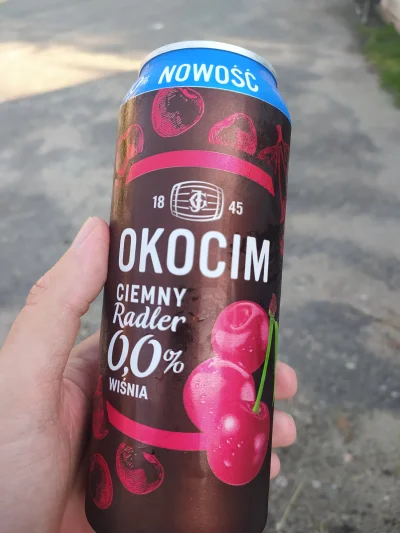 Wycu91 - @Wycu91: radler, ale na początku pomyślałem że wcisnęli tam cherry coke.