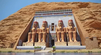 zamkoweswiry - Cyfrowa rekonstrukcja świątyni Ramzesa II, Abu Simbel, Egipt

SPOILE...