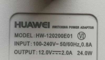 Kone1963 - Chciałbym mieć możliwość zasilenia sieciowego routera Huawei z powerbanka ...
