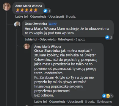 H.....g - XDDD Tyle to ona ma razem w ciagu 5 lat a nie miesiecznie.
#oskarzwrotnica