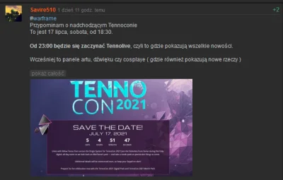 S.....0 - @brass: na tennoconie za parę dni