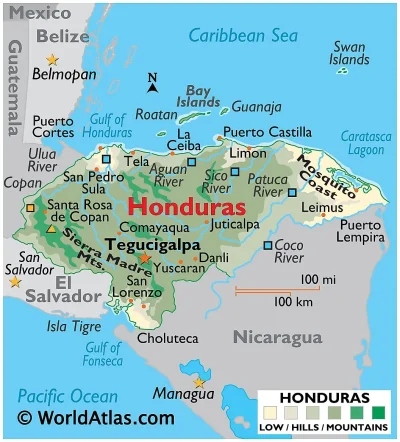 tyrytyty - mapa Hondurasu

#mecz