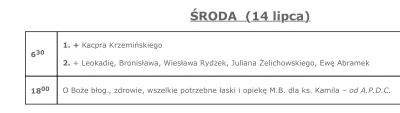 mariuszek8 - Dziś w Kościele parafialnym we Wloszczowie odbędzie się msza w intencji ...