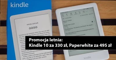 Vroobelek - Letnie promo na Kindle w niemieckim Amazonie. K10 za ~330 zł, PW4 za ~495...
