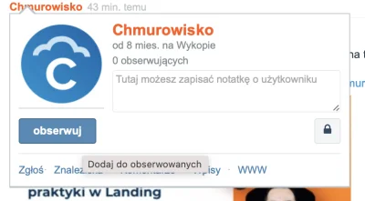 Showroute_pl - @Chmurowisko: witamy na wykop.pl Fajnie, że jesteście.
Dodane do obse...