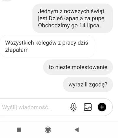 FajnyTypek - Jestem ciekawy czy gdyby była odwrotna sytuacja i to chłopak łapał za du...