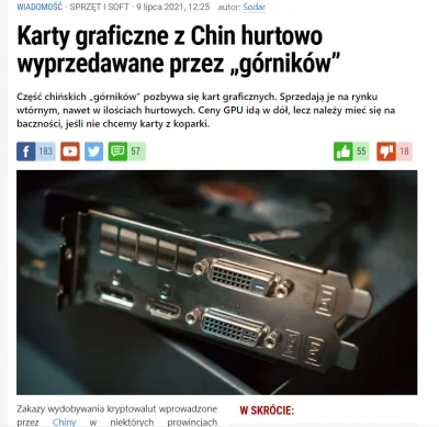 PozorVlak - gdzie te tanie karty z chin? 1050ti kupywałem po 300-350 przed górką, ter...