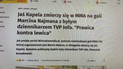 kasztelan123 - Ale będzie walka xD
#kapela #mma #kanalsportowy #najman #heheszki