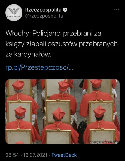 KolankoD - polscy policjanci powinni zacząć przebierać sie za ministrantów 

#heheszk...