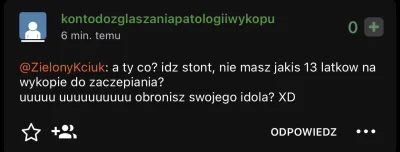 ZielonyKciuk - @kontodozglaszaniapatologiiwykopu Kiedy zaczniesz się uczyć do powtórk...