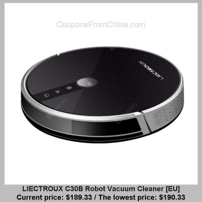 n____S - LIECTROUX C30B Robot Vacuum Cleaner [EU]
Cena: $189.33 (najniższa w histori...