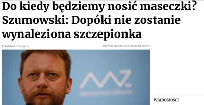 k.....m - Dlaczego wszyscy srają żarem o brak maseczek, przecież jest już szczepionka...