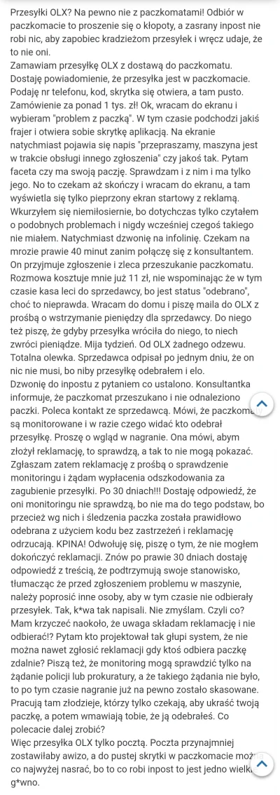 Setral - To nie pierwszy i zapewne nie ostatni raz jak inpost przez swoje partactwo c...