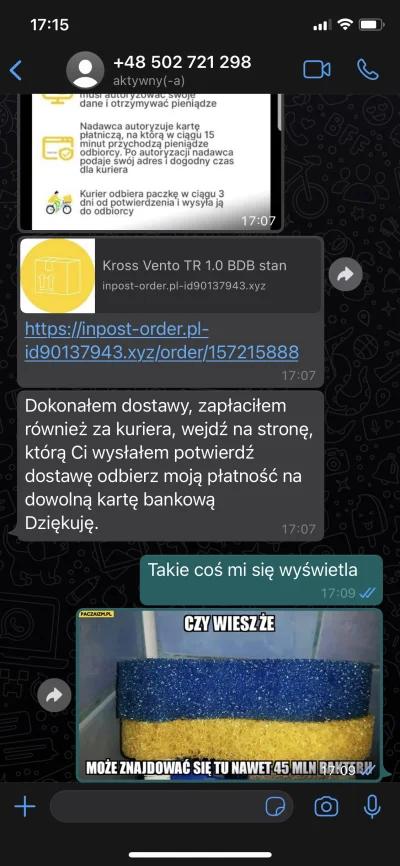 kcrmdk - Mirki, coś mogę z tym zrobić jak wystawiłem ogłoszenie na olx i na whatsapp ...